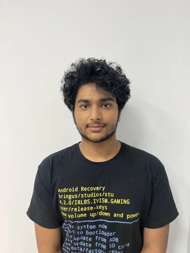 Achyut, programming team member of KCLMS Volcanix